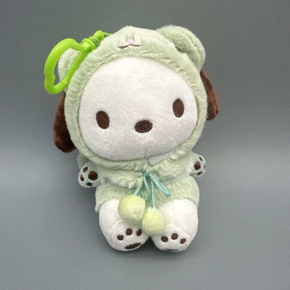 RARE POCHACCO DRESS UP SANRIO STUFFED PLUSH KEYCHAIN HELLO KITTY FRIENDS KOREA